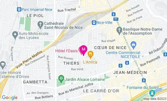Localisation Pizzeria Le Pointu