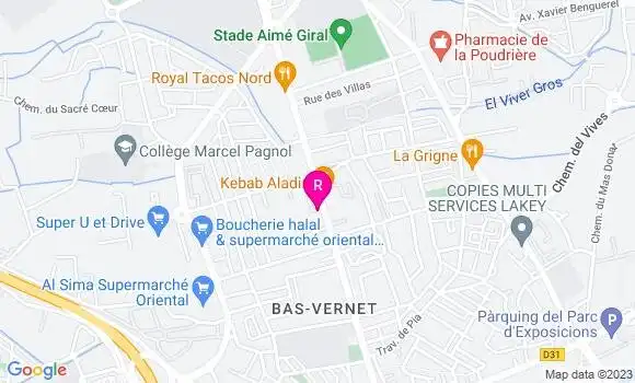 Localisation Restaurant  Fren