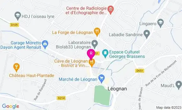 Localisation Restaurant  Atelier Gourmet