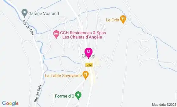 Localisation Restaurant  Le Hors Piste
