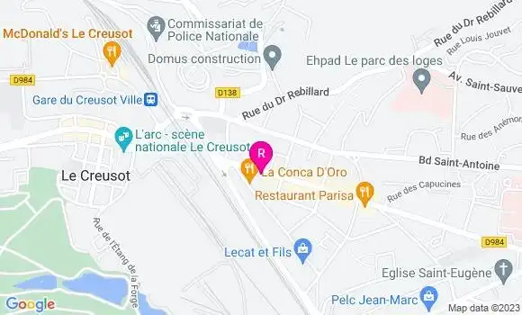 Localisation Pizzeria Allo Pizza