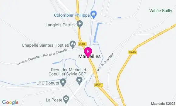 Localisation Restaurant  Pizza King