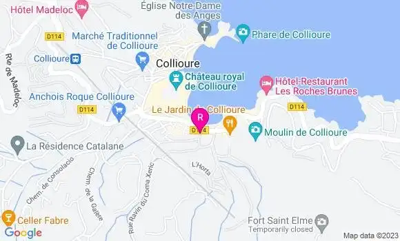 Localisation Pizzeria La Tour d