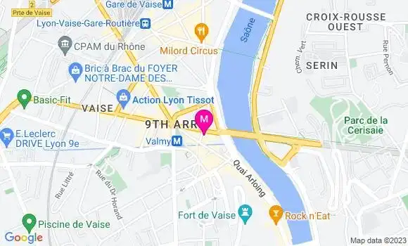 Localisation Restaurant  Valmy Tandoori