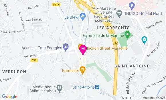Localisation Restaurant  Le Buzz