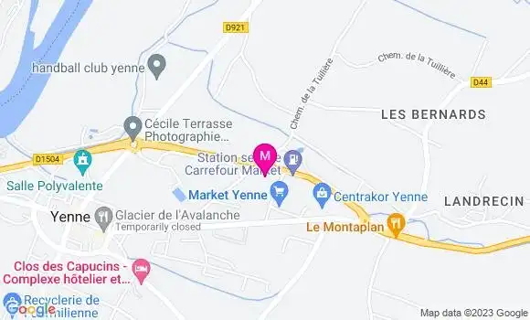 Localisation Restaurant  Chez Sylvie