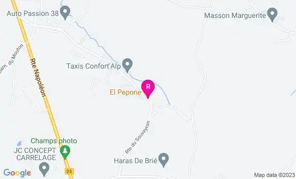 Localisation Restaurant  El Pepone