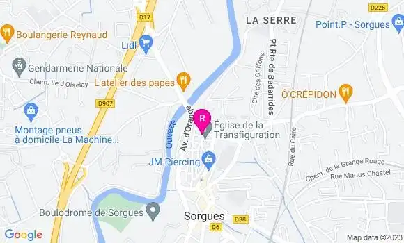Localisation Pizzeria L