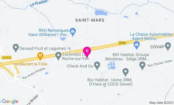 Localisation Restaurant  Chez Tata