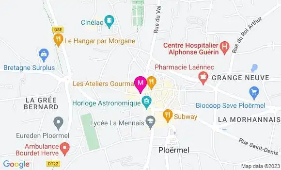 Localisation Sandwicherie Le P