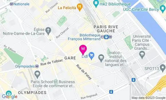Localisation Restaurant  La Petite Cuisine de Sandrine