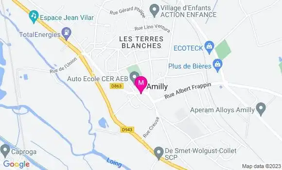 Localisation Restaurant  Le Vesuve