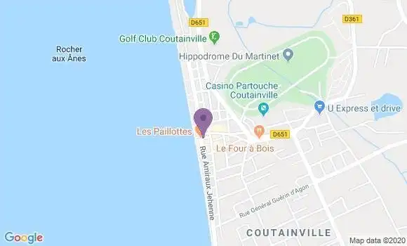 Localisation Restaurant  Bains de Mer