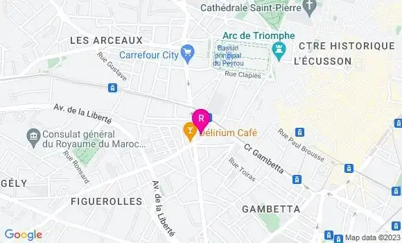 Localisation Restaurant Africain L