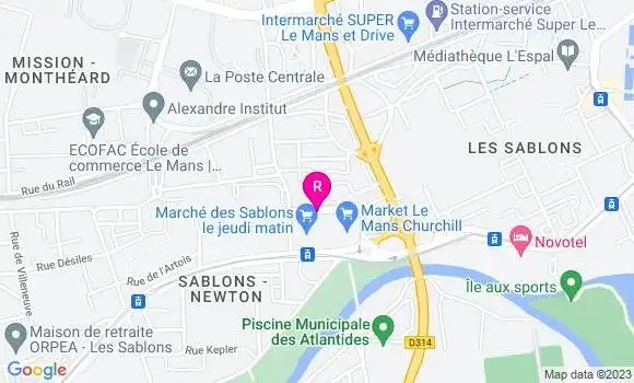 Localisation Restaurant Marocain Bladi