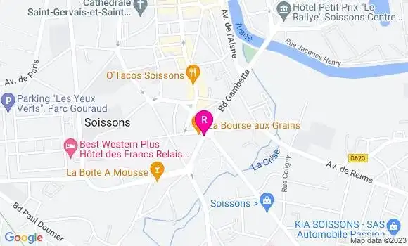 Localisation Restaurant  Sun Burger