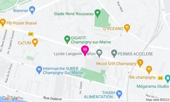 Localisation Sandwicherie Majestic