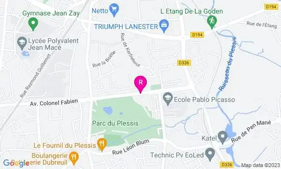 Localisation Pizzeria Pizza Pepo
