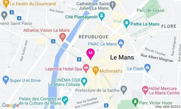 Localisation La Sandwicherie