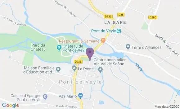 Localisation Restaurant  La Croisée