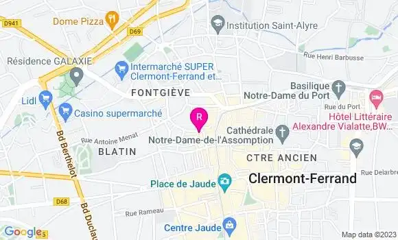 Localisation Restaurant  La Fée Carabosse