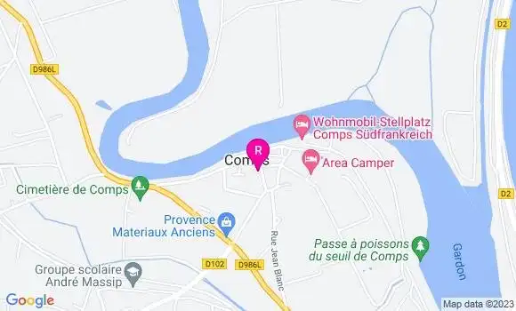 Localisation Pizzeria La Petite Ile