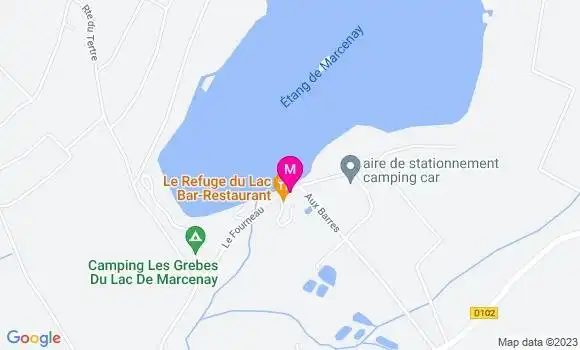 Localisation Restaurant  Le Refuge du Lac