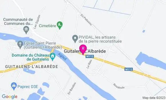 Localisation Restaurant  Chez Tchouki