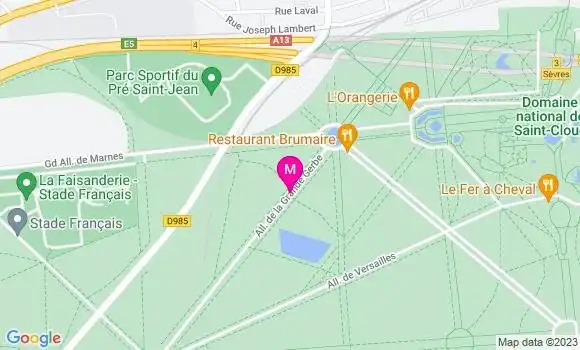 Localisation Restaurant  Le Brumaire