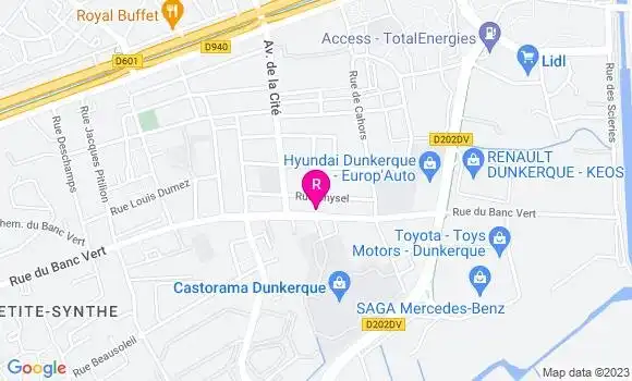 Localisation Restaurant  La Paus