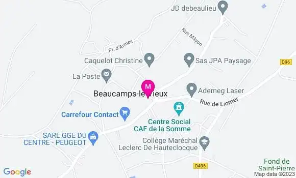 Localisation Pizzeria Le 254