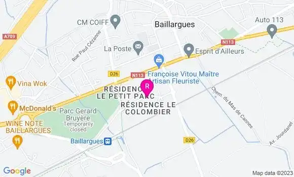 Localisation Restaurant  Domaine le Colombier