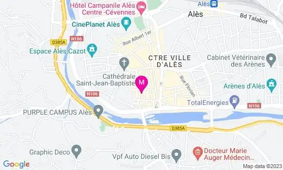 Localisation Restaurant  La Table d