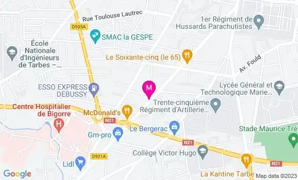 Localisation Restaurant  La Piazzetta Chez Steven