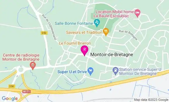 Localisation Pizzeria Pizza Montoirine