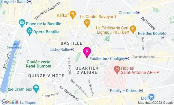 Localisation Bistrot Gaspard