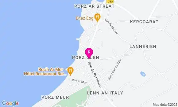 Localisation Restaurant  La Paillote