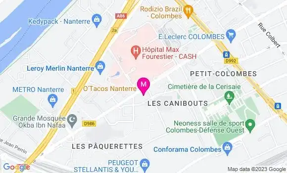 Localisation Restaurant Tacos O