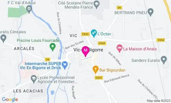 Localisation Restaurant  O