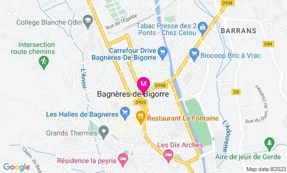 Localisation Restaurant  O