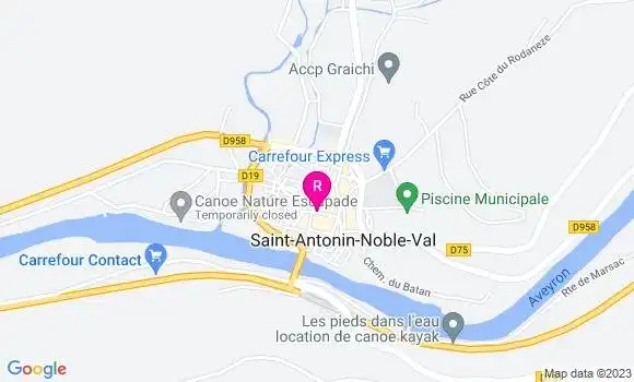 Localisation Restaurant  A la Table d