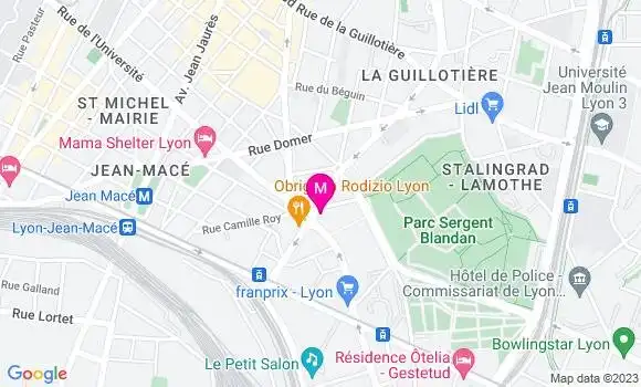 Localisation Fast Food Burger King