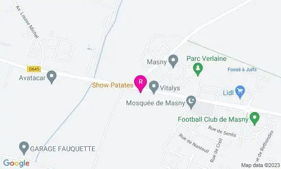 Localisation Restaurant  Show Patates