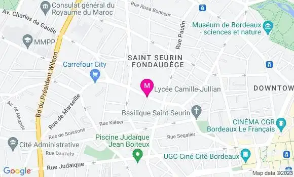 Localisation Sandwicherie Le Camille Jullian