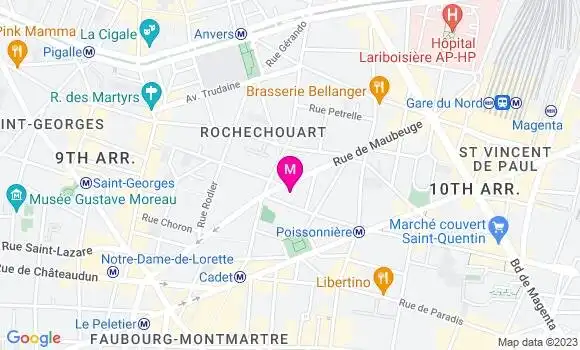 Localisation Restaurant  Odette et Aimé