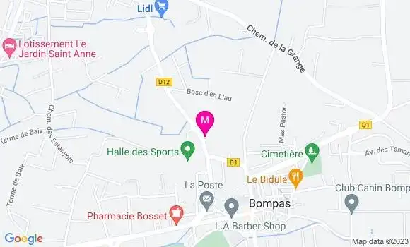 Localisation Restaurant  Chez Tino