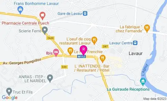 Localisation Pizzeria Lavaur Pizzas