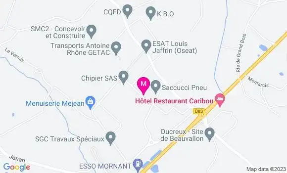 Localisation Restaurant  Chez Nono