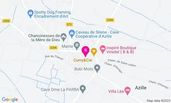 Localisation Restaurant  Curry et Cie