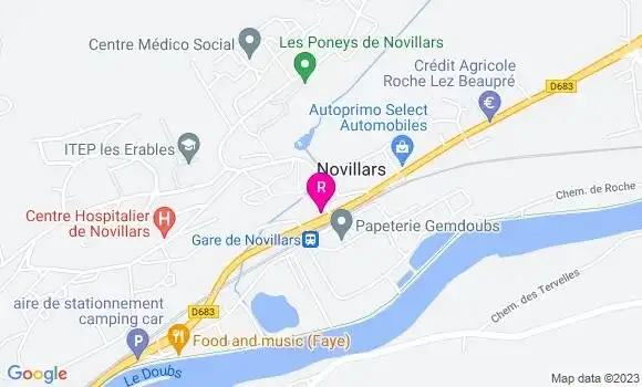Localisation Restaurant  L